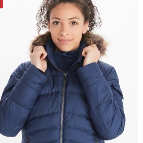 Marmot Ithaca Jacket Arctic Navy EUC - Picture 3 of 12